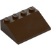 LEGO Dark Brown Slope 3 x 4 (25°) (3016 / 3297)