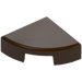 LEGO Dark Brown Tile 1 x 1 Quarter Circle (25269)