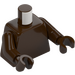 LEGO Dunkelbraun Torso mit Arme und Hände (76382 / 88585)