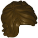 LEGO Dark Brown Tousled Mid-Length Hair with Side Parting (25409 / 86279)
