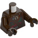 LEGO Dark Brown Vane Minifig Torso (973 / 76382)