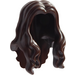 LEGO Dark Brown Wavy Long Hair with Parting (33461 / 95225)