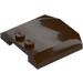 LEGO Dark Brown Wedge 4 x 4 Curved (45677)