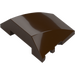 LEGO Dark Brown Wedge Curved 3 x 4 Triple (64225)