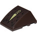 LEGO Dark Brown Wedge Curved 3 x 4 Triple with Hungarian Horntail Spike and Scales Sticker (64225)