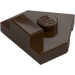 LEGO Dark Brown Wedge Plate 2 x 2 Angled with Center Stud (27928)