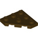 LEGO Dark Brown Wedge Plate 3 x 3 Corner (2450)