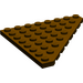 LEGO Marron foncé Coin assiette 8 x 8 Coin (30504)