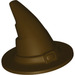 LEGO Dark Brown Wizard Hat with Smooth Surface (6131)