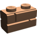 LEGO Dark Flesh Brick 1 x 2 with Embossed Bricks (98283)