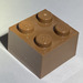 LEGO Dark Flesh Brick 2 x 2 (3003)