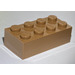 LEGO Dark Flesh Brick 2 x 4 (3001)