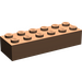 LEGO Dark Flesh Brick 2 x 6 (44237)