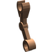 LEGO Dark Flesh Minifig Mechanical Bent Arm (30377 / 49754)