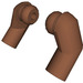 LEGO Dark Flesh Minifigure Arms (Left and Right Pair)