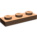 LEGO Dunkles Fleisch Platte 1 x 3 (3623)