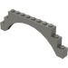 레고 짙은 회색 아치 1 x 12 x 3 올려진 아치 없이 (6108 / 14707)