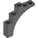 LEGO Dunkelgrau Bogen 1 x 5 x 4 Normaler Bogen, unverstärkte Unterseite (2339 / 14395)