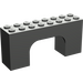 LEGO Dunkelgrau Bogen 2 x 8 x 3 (4743)