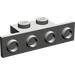 LEGO Dunkelgrau Halterung 1 x 2 - 1 x 4 mit quadratischen Ecken (2436)