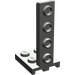LEGO Dunkelgrau Halterung 2 x 2 - 1 x 4 (2422)