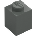 LEGO Dark Gray Brick 1 x 1 (3005 / 30071)