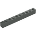 레고 짙은 회색 벽돌 1 x 10 (6111)