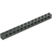 LEGO Mørk grå Kloss 1 x 14 med Hull (32018)