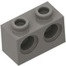 LEGO Donkergrijs Steen 1 x 2 met 2 Gaten (32000)