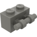 LEGO Tmavě šedá Kostka 1 x 2 s Rukojeť (30236)