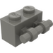 LEGO Donkergrijs Steen 1 x 2 met Handvat (30236)