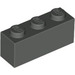 LEGO Dark Gray Brick 1 x 3 (3622 / 45505)