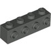 LEGO Dunkelgrau Backstein 1 x 4 mit 4 Bolzen auf Eins Seite (30414)