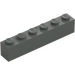 LEGO Dark Gray Brick 1 x 6 (3009)