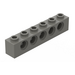 LEGO Dark Gray Brick 1 x 6 with Holes (3894)
