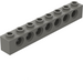 LEGO Dark Gray Brick 1 x 8 with Holes (3702)