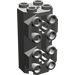 LEGO Gris foncé Brique 2 x 2 x 3.3 Octagonal avec Goujons latéraux (6042)
