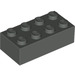LEGO Donkergrijs Steen 2 x 4 (3001 / 72841)