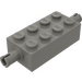 LEGO Donkergrijs Steen 2 x 4 met Pins (6249 / 65155)
