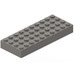 LEGO Dark Gray Brick 4 x 10 (6212)