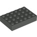 LEGO Dunkelgrau Backstein 4 x 6 (2356 / 44042)