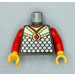 LEGO Donkergrijs Chess King Torso (973)