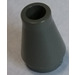 LEGO Dark Gray Cone 1 x 1 with Top Groove (28701 / 59900)