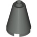 LEGO Dark Gray Cone 2 x 2 x 2 (Open Stud) (3942 / 14918)