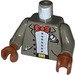 LEGO Dark Gray Dr. Kilroy Torso (973 / 73403)