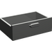 LEGO Donkergrijs Drawer zonder versterking (4536)