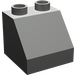 LEGO Gris foncé Duplo Pente 2 x 2 x 1.5 (45°) (6474 / 67199)