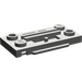 LEGO Dunkelgrau Electric Zug Track Contact Base mit Weiß Wire (2913)