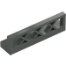 LEGO Dark Gray Fence 1 x 4 x 1 Lattice (3633)