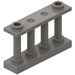 LEGO Dark Gray Fence Spindled 1 x 4 x 2 with 2 Top Studs (30055)